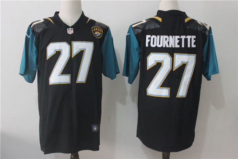 Men Jacksonville Jaguars #27 Fournette Black Nike Vapor Untouchable Limited NFL Jerseys